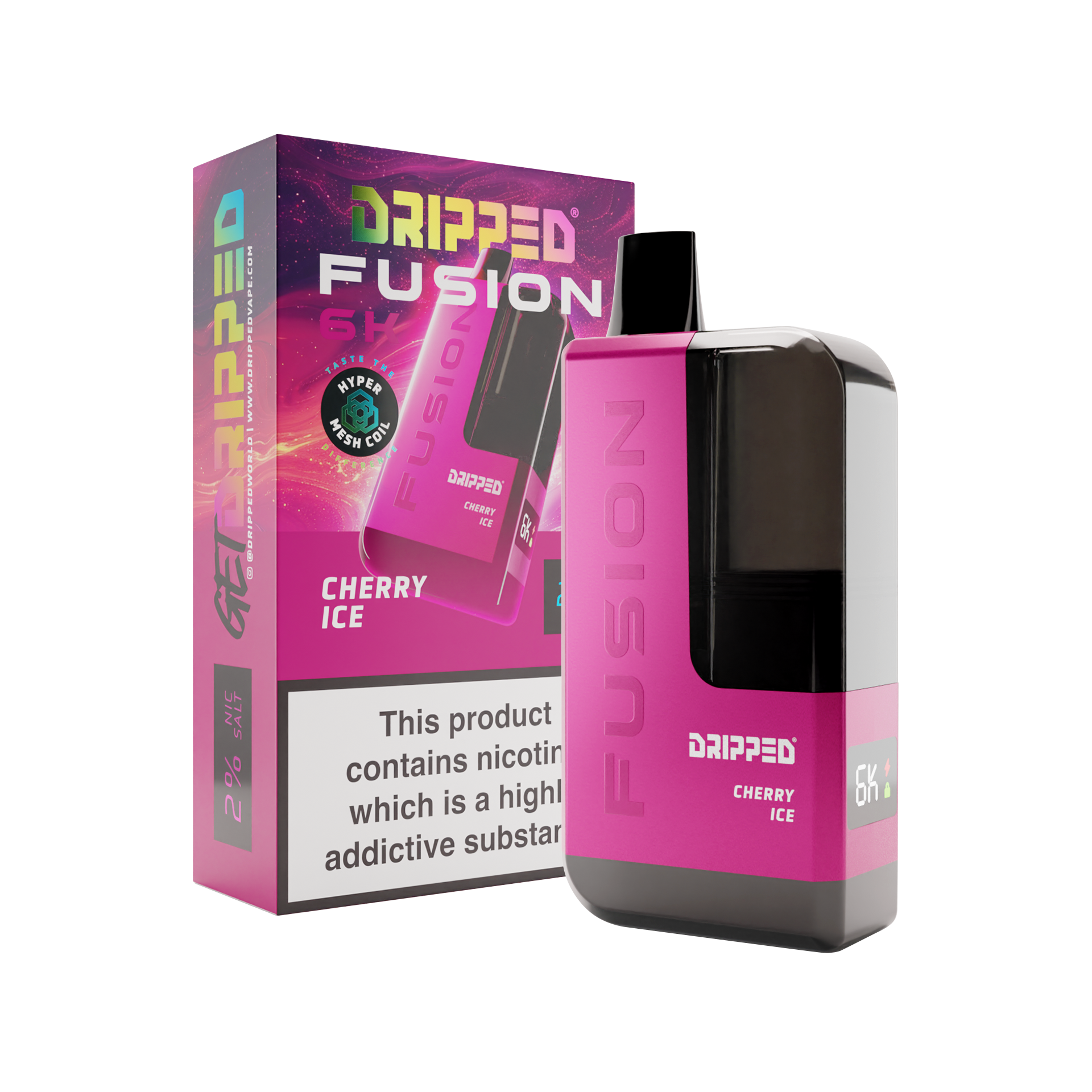Cherry Ice Dripped Fusion 6k Disposable Kit