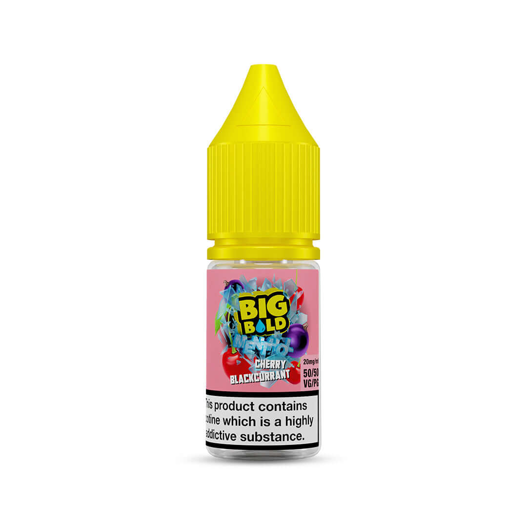 Big Bold Blackcurrant Cherry Menthol 20mg Nicotine Salt E-Liquid
