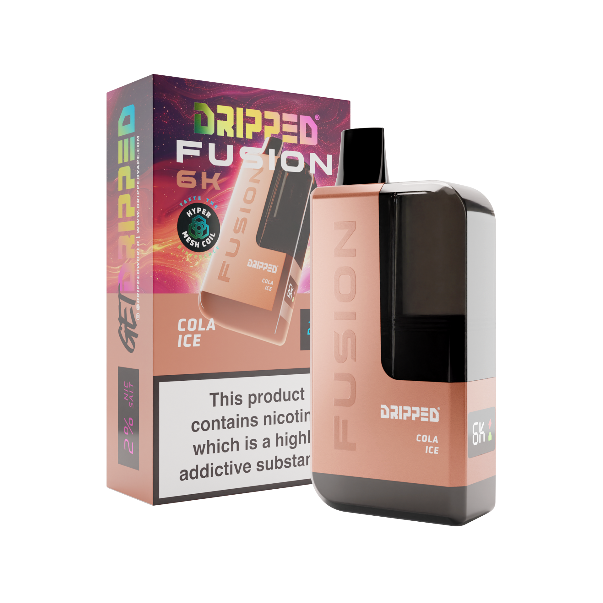 Cola Ice Dripped Fusion 6k Disposable Kit