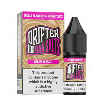 Drifter Bar Salts Cream Tobacco 10mg Nicotine Salt E-Liquid