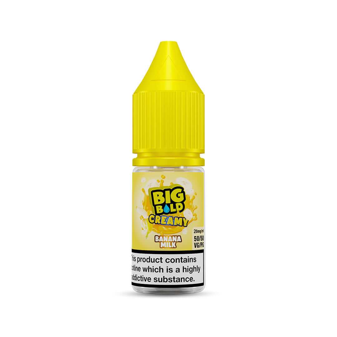 Big Bold Creamy Banana Milk 10mg Nicotine Salt E-Liquid