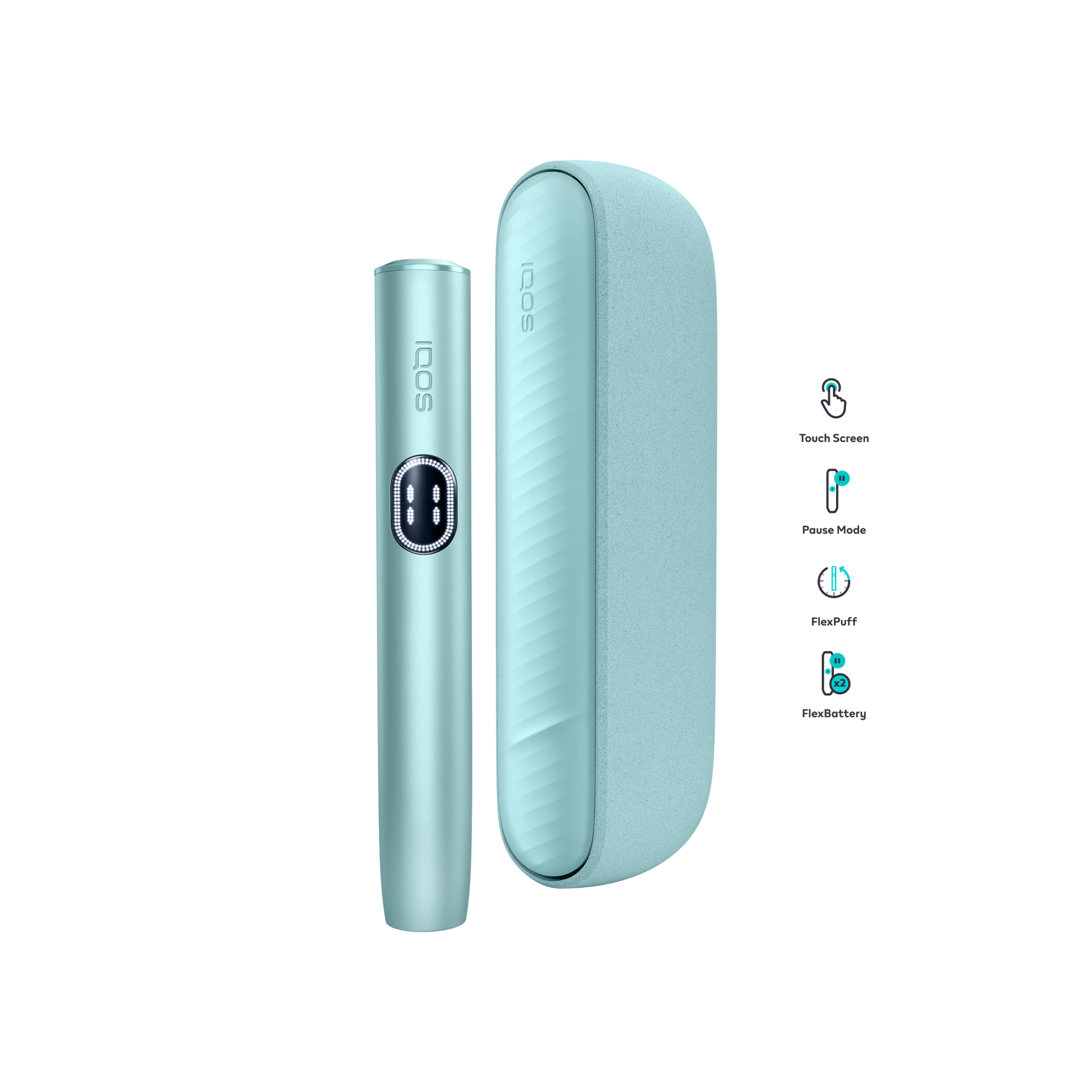 IQOS ILUMA-i Kit from front with case
