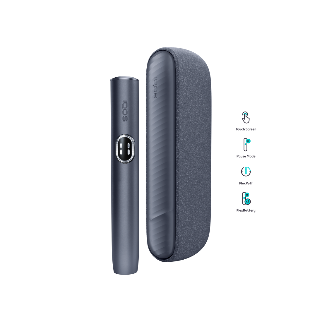 IQOS ILUMA-i Kit from front with case