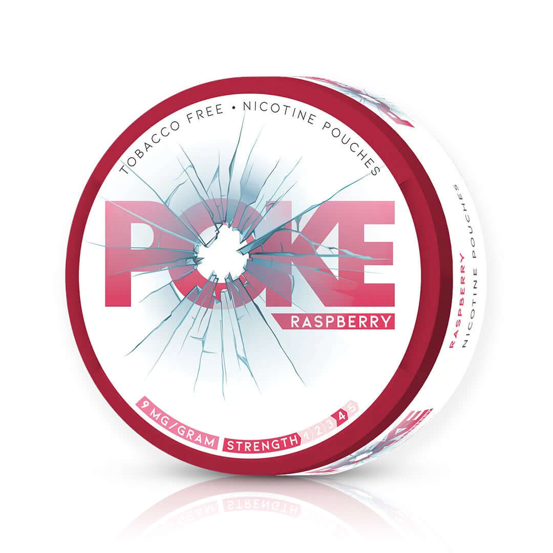 POKE Raspberry Nicotine Pouches 9mg