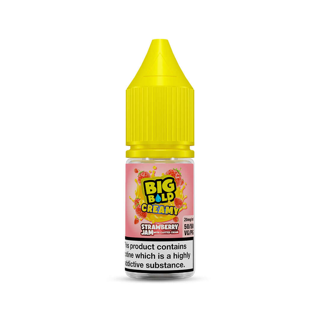 Big Bold Strawberry Jam & Clotted Cream 10mg Nicotine Salt E-Liquid