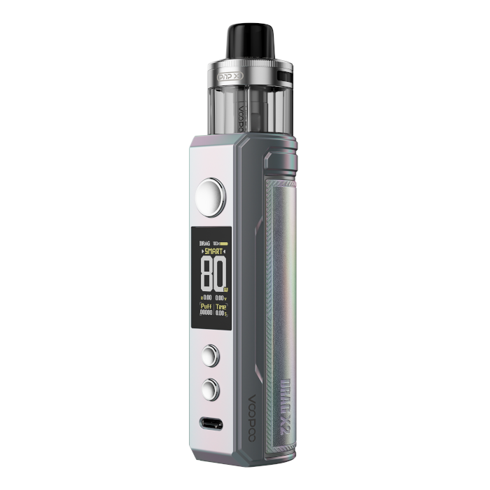 Pearl White Voopoo Drag X2 Vape Kit