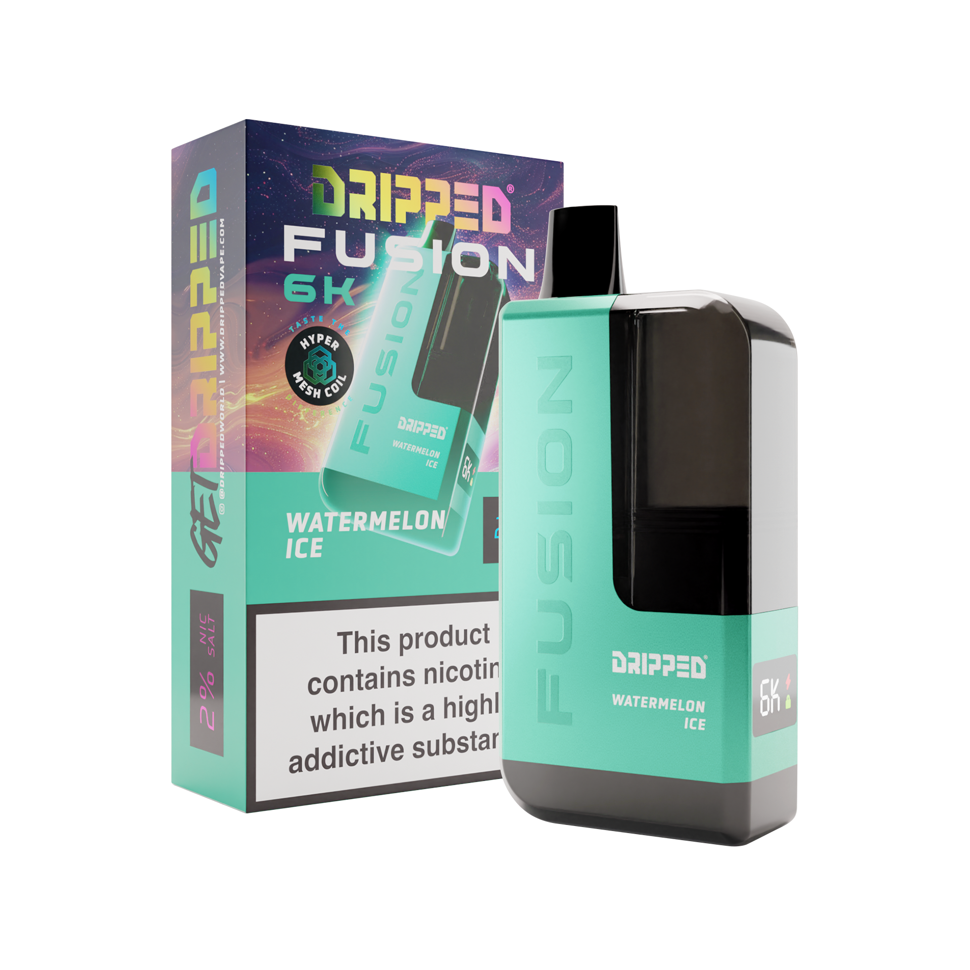 Watermelon Ice Dripped Fusion 6k Disposable Kit