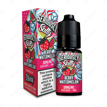 Doozy Vape Co Seriously Salty Berry Watermelon 10ml Nicotine Salt E-Liquid