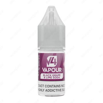 V4 Vapour Black Grape & Lime Soda 10ml Freebase E-Liquid