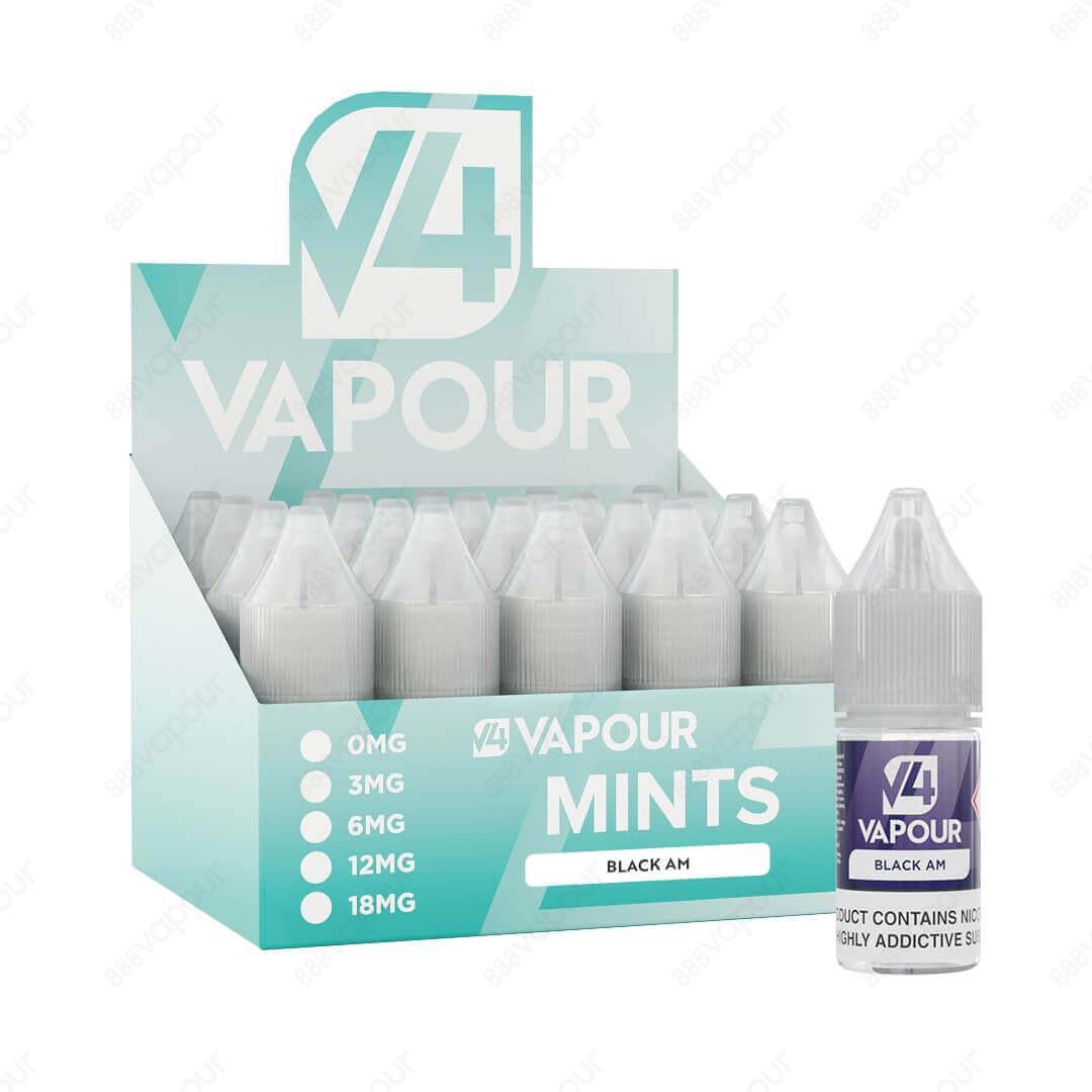 V4 Vapour Blackcurrant & Aniseed Menthol 10ml Freebase E-Liquid with box