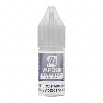 V4 Vapour Blackcurrant Menthol 10ml Freebase E-Liquid