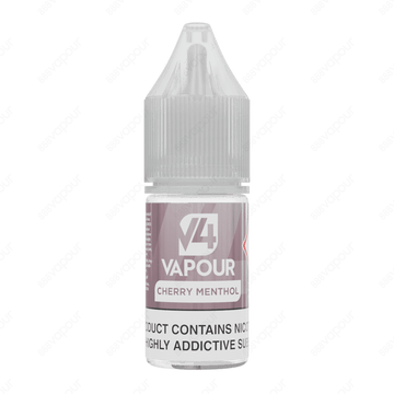 V4 Vapour Cherry Menthol 10ml Freebase E-Liquid