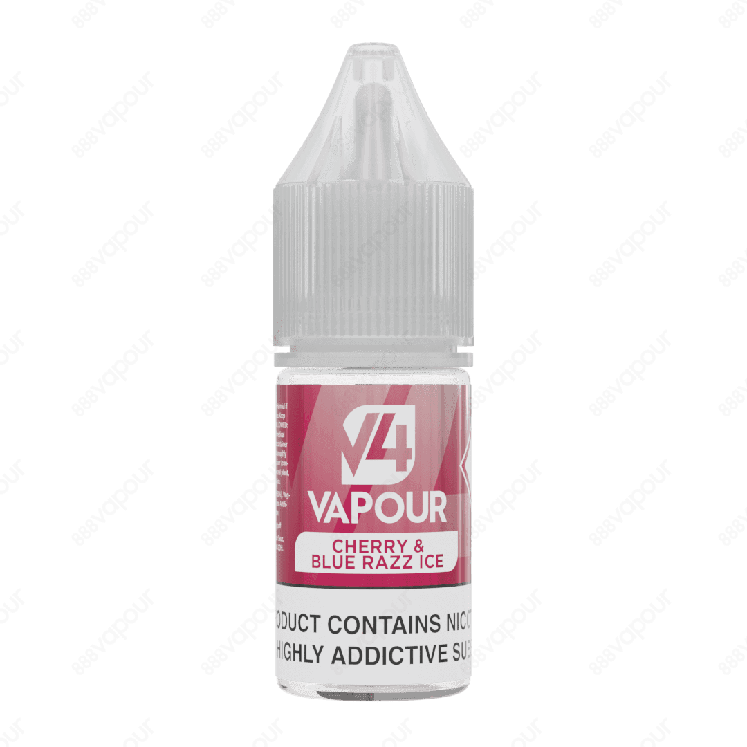 V4 Vapour Cherry & Blue Razz Ice 10ml Freebase E-Liquid