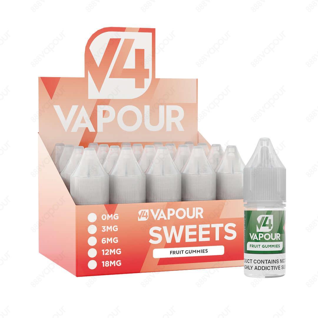 V4 Vapour Fruit Gummies 10ml Freebase E-Liquid with box