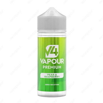 V4 Vapour Pear & Raspberry 100ml Shortfill E-liquid