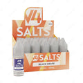 V4 Vapour Black Grape 20mg Nicotine Salt E-Liquid with box