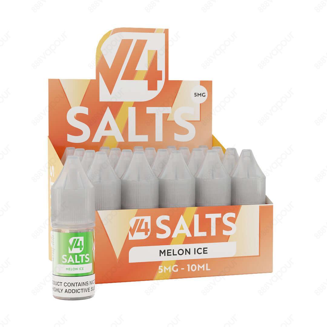 V4 Vapour Melon Ice 5mg Nicotine Salt E-Liquid with box