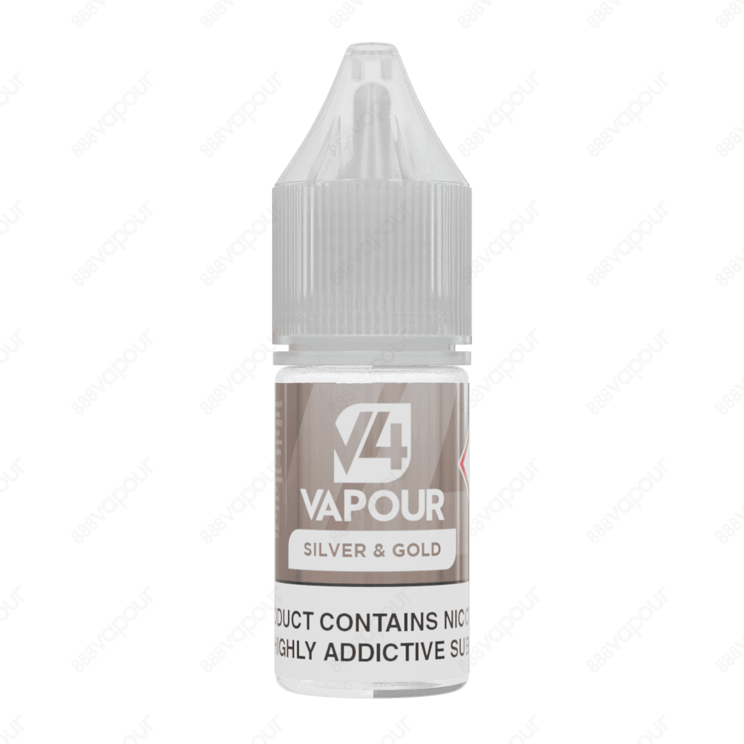 V4 Vapour Silver & Gold 10ml Freebase E-Liquid