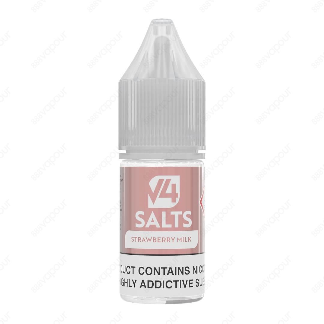 V4 Vapour Strawberry Milk 10ml Nicotine Salt E-Liquid