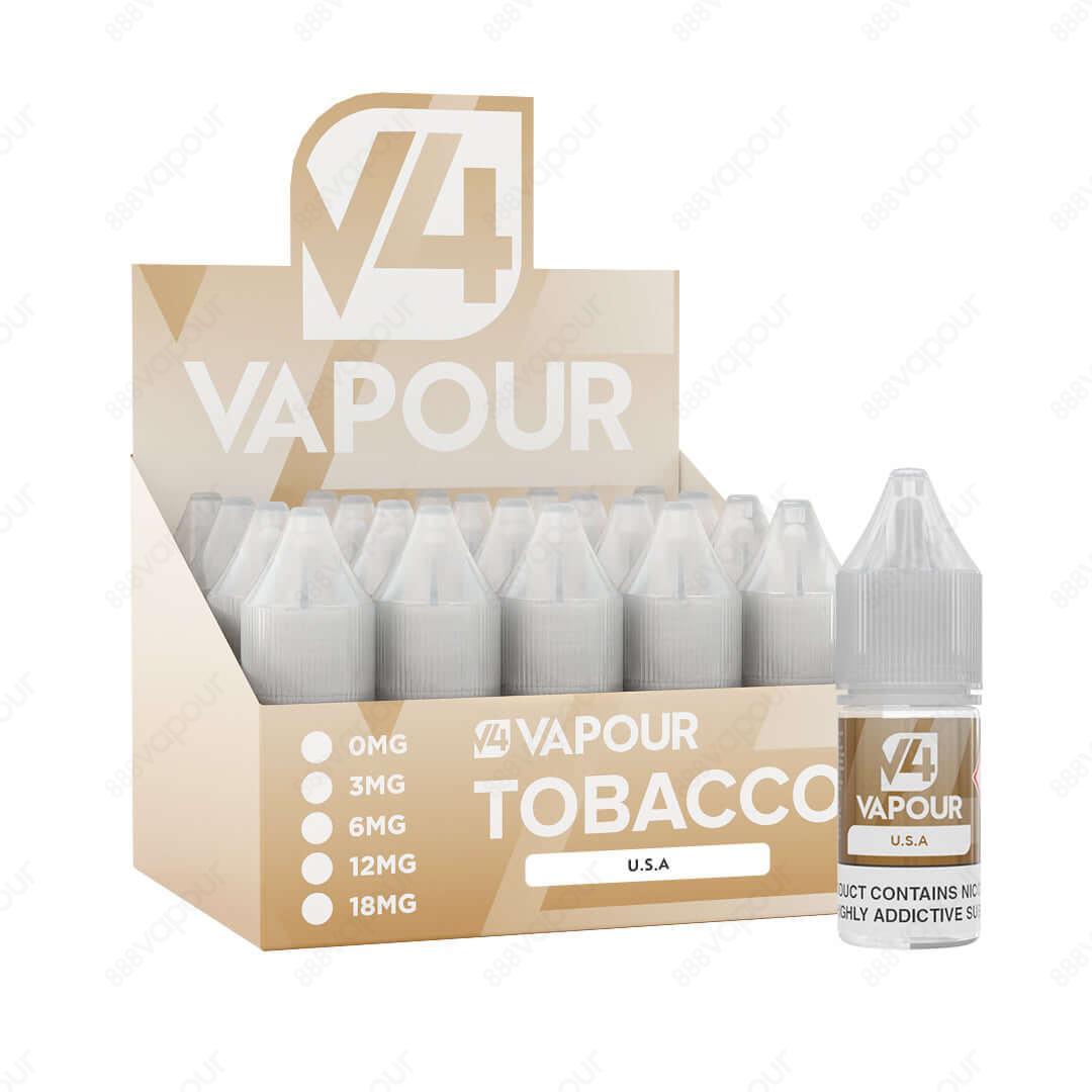 V4 Vapour U.S.A 10ml Freebase E-Liquid