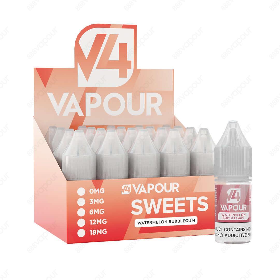V4 Vapour Watermelon Bubblegum 10ml Freebase E-Liquid