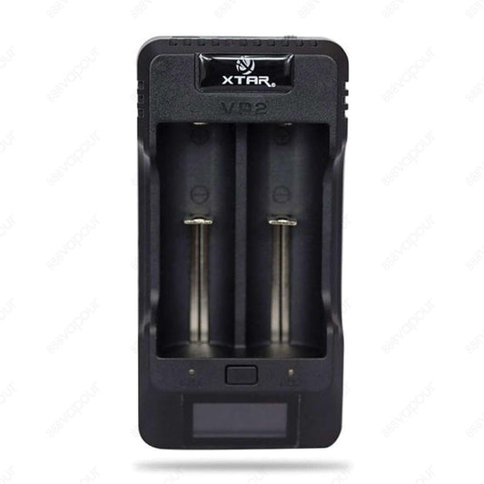 VP2 2 Bay Charger | £21.99 | 888 Vapour | The XTAR VP2 charger is a professional lithium-ion charger, great for a wide variety of battery sizes and capacities. It features precise voltage and battery level display and a brand new added USB power bank feat