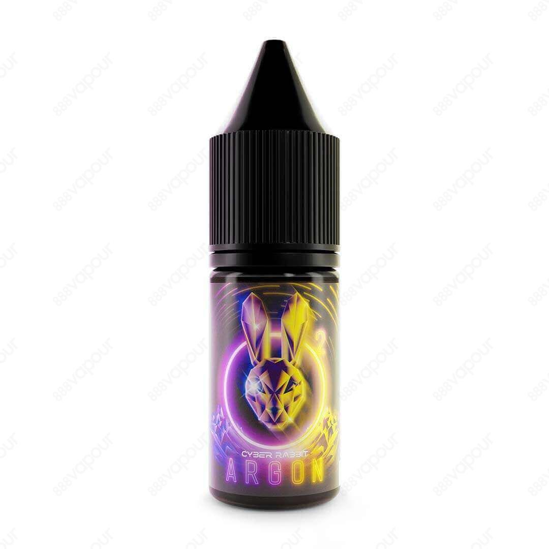 Argon Salt E-Liquid | £3.99 | 888 Vapour | Cyber Rabbit Argon Nicotine Salt E-Liquid is an incandescent glow of zesty lemons, illuminated by a deep and juicy blackcurrant haze. Salt nicotine is made from the same nicotine found within the tobacco plant le