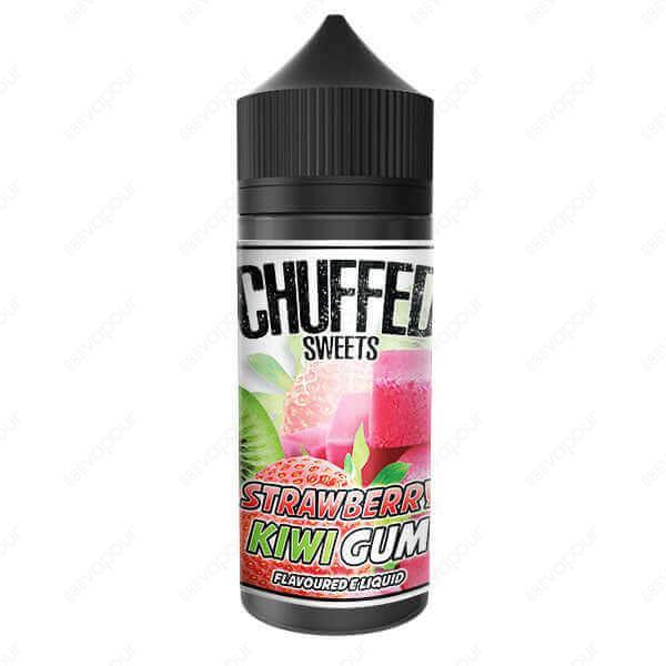 Chuffed Sweets Strawberry Kiwi Gum E-Liquid | £7.00 | 888 Vapour | Chuffed Sweets Strawberry Kiwi Gum e-liquid features two popular and somewhat earthy fresh fruits tones, strawberry and kiwi merge together alongside the moreish bubble gum sweetness. Stra