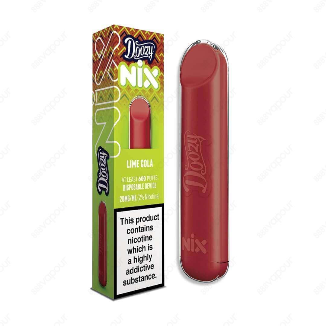 Doozy Nix Disposable - Lime Cola | £1.99 | 888 Vapour | Introducing the Doozy Vape Co Nix Disposables. Bringing the unbeatable flavours from Doozy Liquids to a 600 puff disposable device, giving you the perfect vape experience without the need to change c