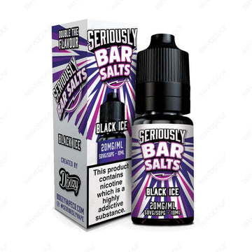 Doozy Vape Co Seriously Bar Salts Black Ice 20mg Nicotine Salt E-Liquid