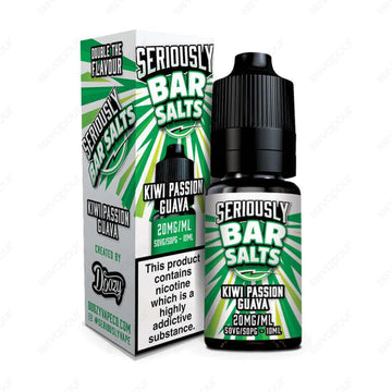 Doozy Vape Co Seriously Bar Salts Kiwi Passion Guava 20mg Nicotine Salt E-Liquid