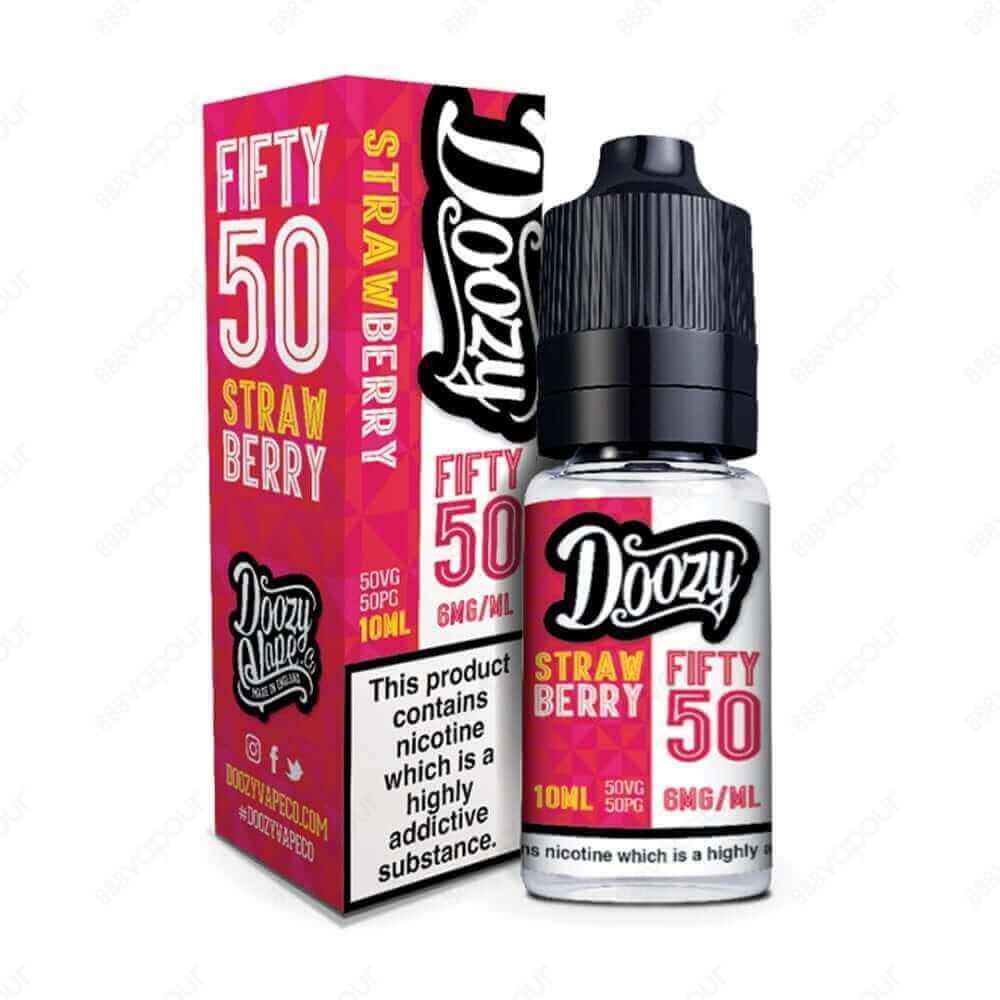 Doozy Vape Co Fifty 50 Strawberry 10ml Nicotine Salt E-Liquid