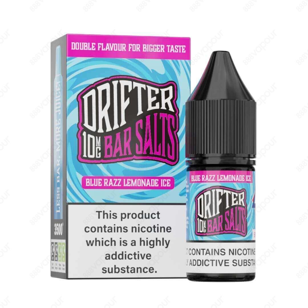 Drifter Bar Salts Blue Razz Lemonade Ice 10mg Nicotine Salt E-Liquid