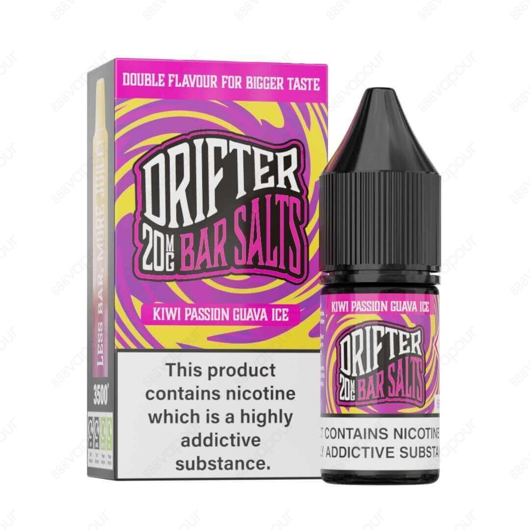 Drifter Bar Salts Kiwi Passionfruit Guava 10mg Nicotine Salt E-Liquid