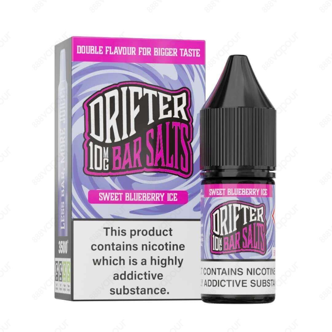 Drifter Bar Salts Sweet Blueberry Ice 10mg Nicotine Salt E-Liquid