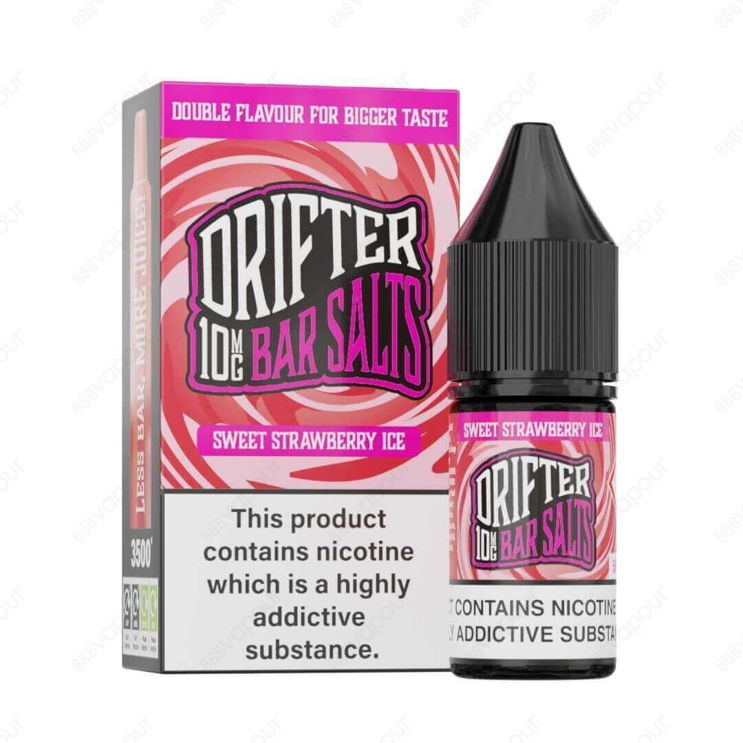 Drifter Bar Salts Sweet Strawberry Ice 10mg Nicotine Salt E-Liquid