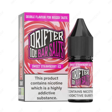 Drifter Bar Salts Sweet Strawberry Ice 10mg Nicotine Salt E-Liquid