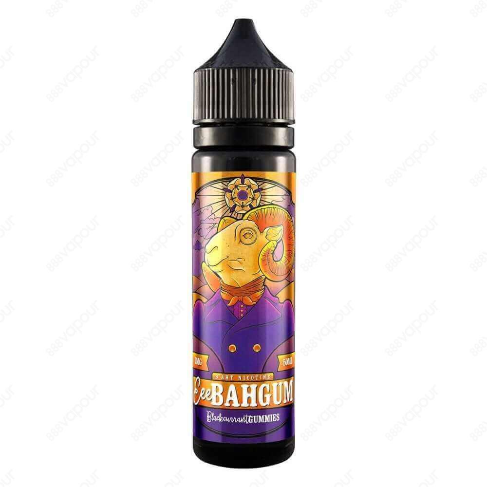 Eee Bah Gum Blackcurrant E-Liquid | £9.99 | 888 Vapour | Eee Bah Gum Blackcurrant e-liquid by The Yorkshire Vaper is a blackcurrant candy flavour. Blackcurrant by Eee Bah Gum is available in a 0mg 50ml shortfill, with space for one 10ml 18mg nicotine shot