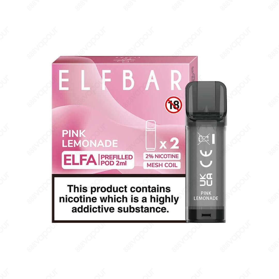 Elf Bar Elfa Pink Lemonade Replacement Pod 888 Vapour Elf Bar Elfa Pink Lemonade Replacement Pod 888 Vapour