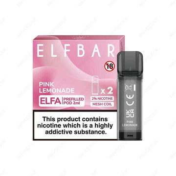 Elf Bar Elfa Pink Lemonade 20mg Replacement Pods