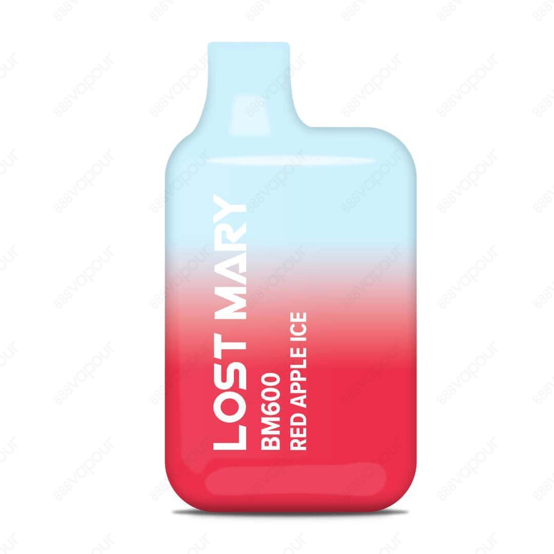 Elf Bar Lost Mary BM600 Red Apple Ice Disposable Vape Kit | £4.99 | 888 Vapour | If you’re looking to make the switch to vaping but you’re not ready to invest in a full vape kit, then the Lost Mary Disposable Bar is the perfect choice! The Lost Mary Dispo