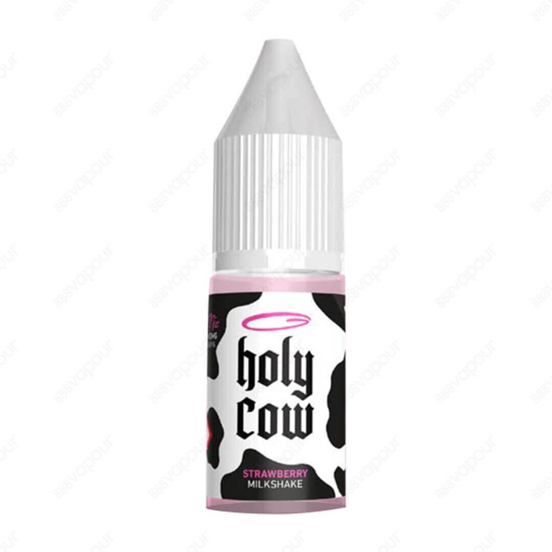 Holy Cow Strawberry Milkshake Salt E-Liquid | £3.95 | 888 Vapour | Holy Cow Strawberry Milkshake Salt E-Liquid is the perfect combination of sweet strawberries and rich milkshake.Salt nicotine is made from the same nicotine found within the tobacco plant