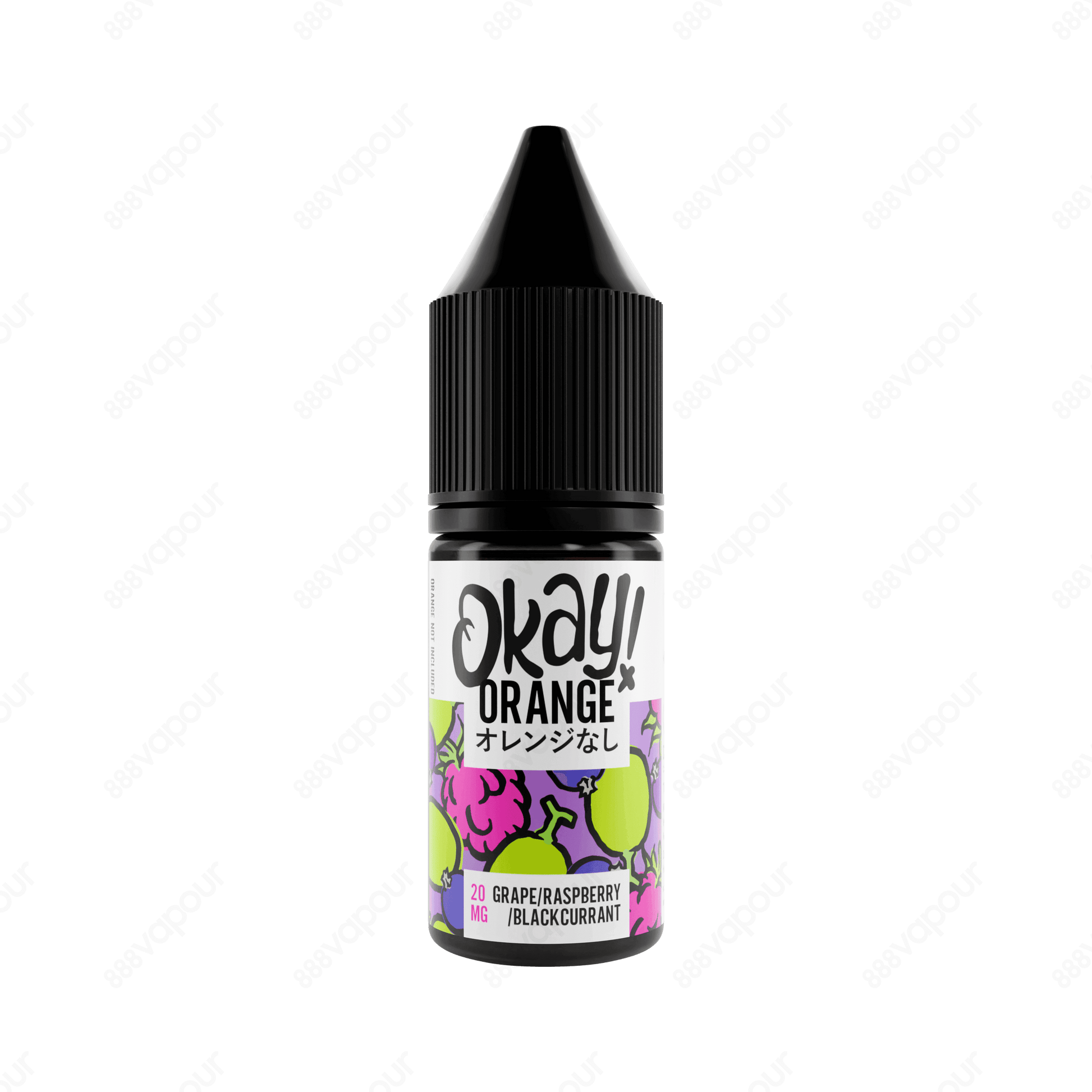 Okay Orange Grape Raspberry Blackcurrant 10ml Nicotine Salt E-Liquid