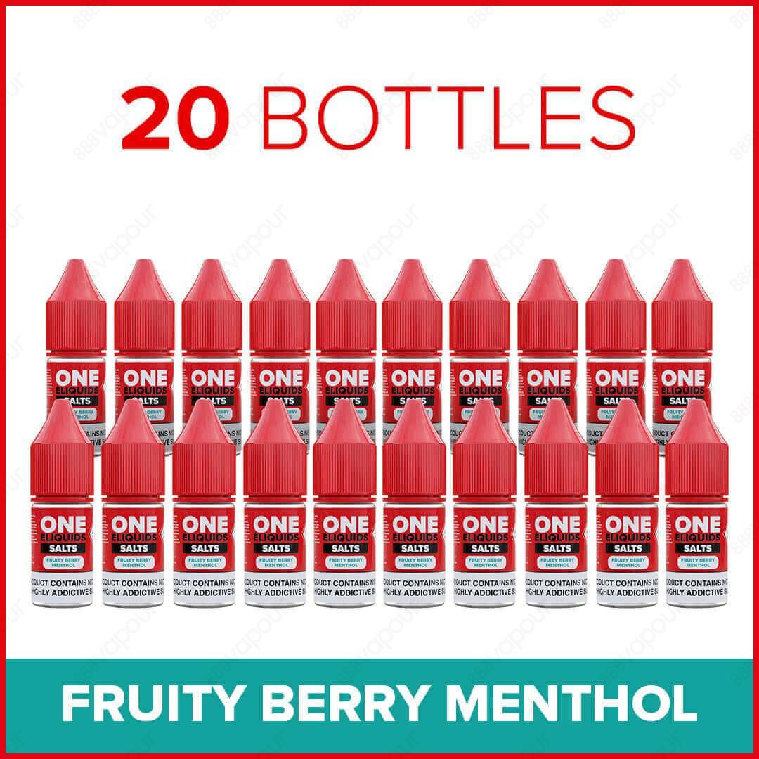 Group image of One ELiquids Fruity Berry Menthol 10ml Nicotine Salt E-Liquid