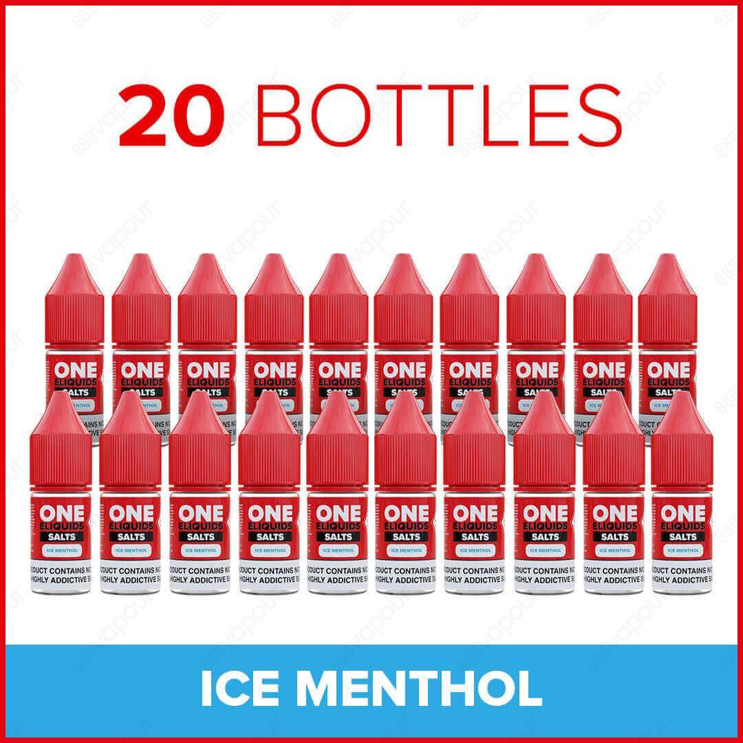 Group image of One ELiquids Ice Menthol 10ml Nicotine Salt E-Liquid
