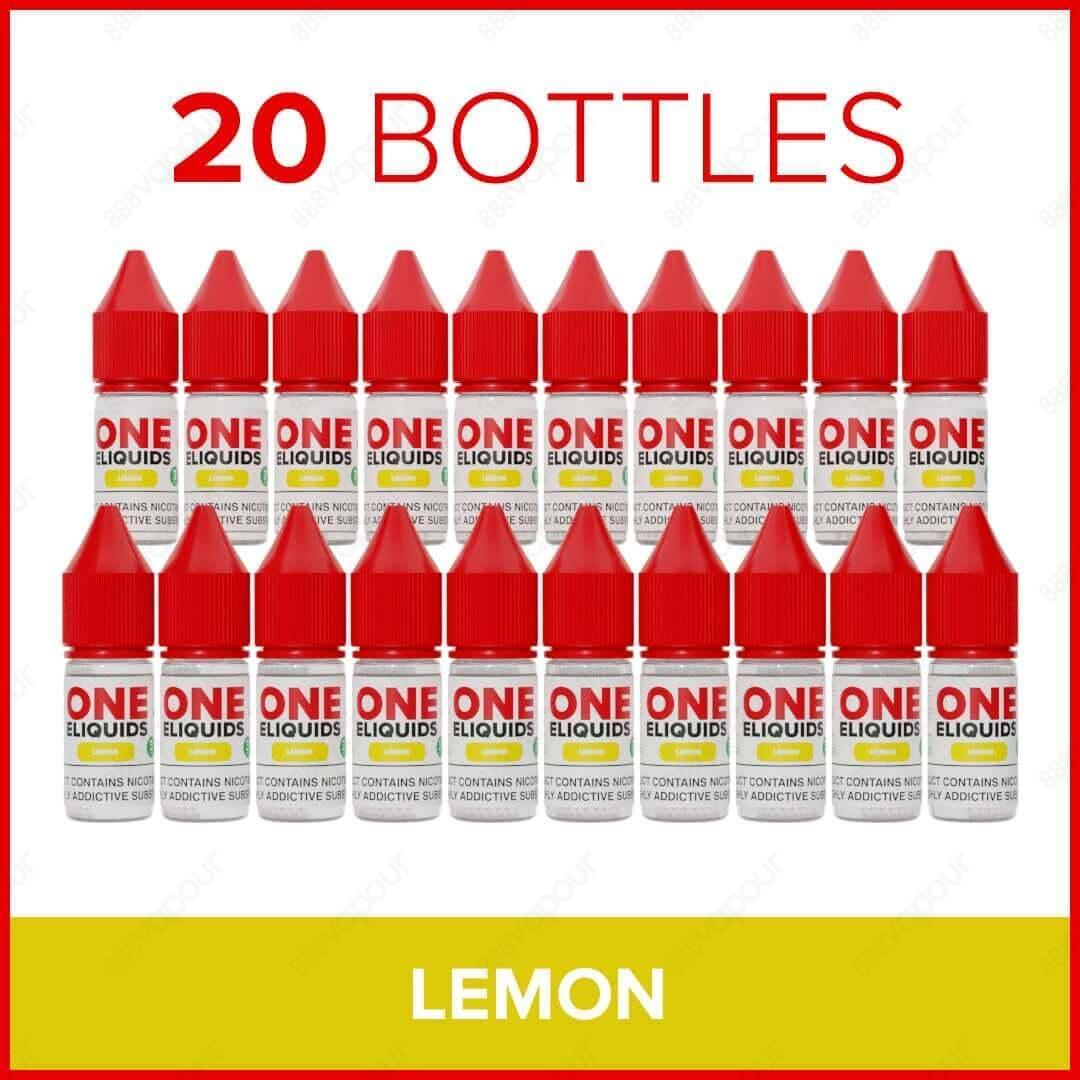 Group image of One ELiquids Lemon 10ml Freebase E-Liquid