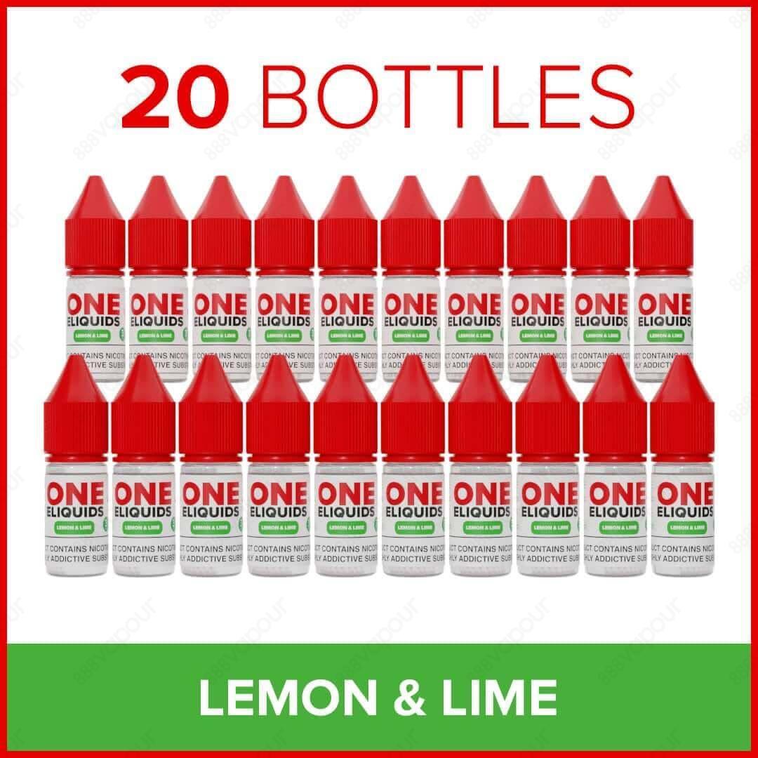Group image of One ELiquids Lemon & Lime 10ml Freebase E-Liquid