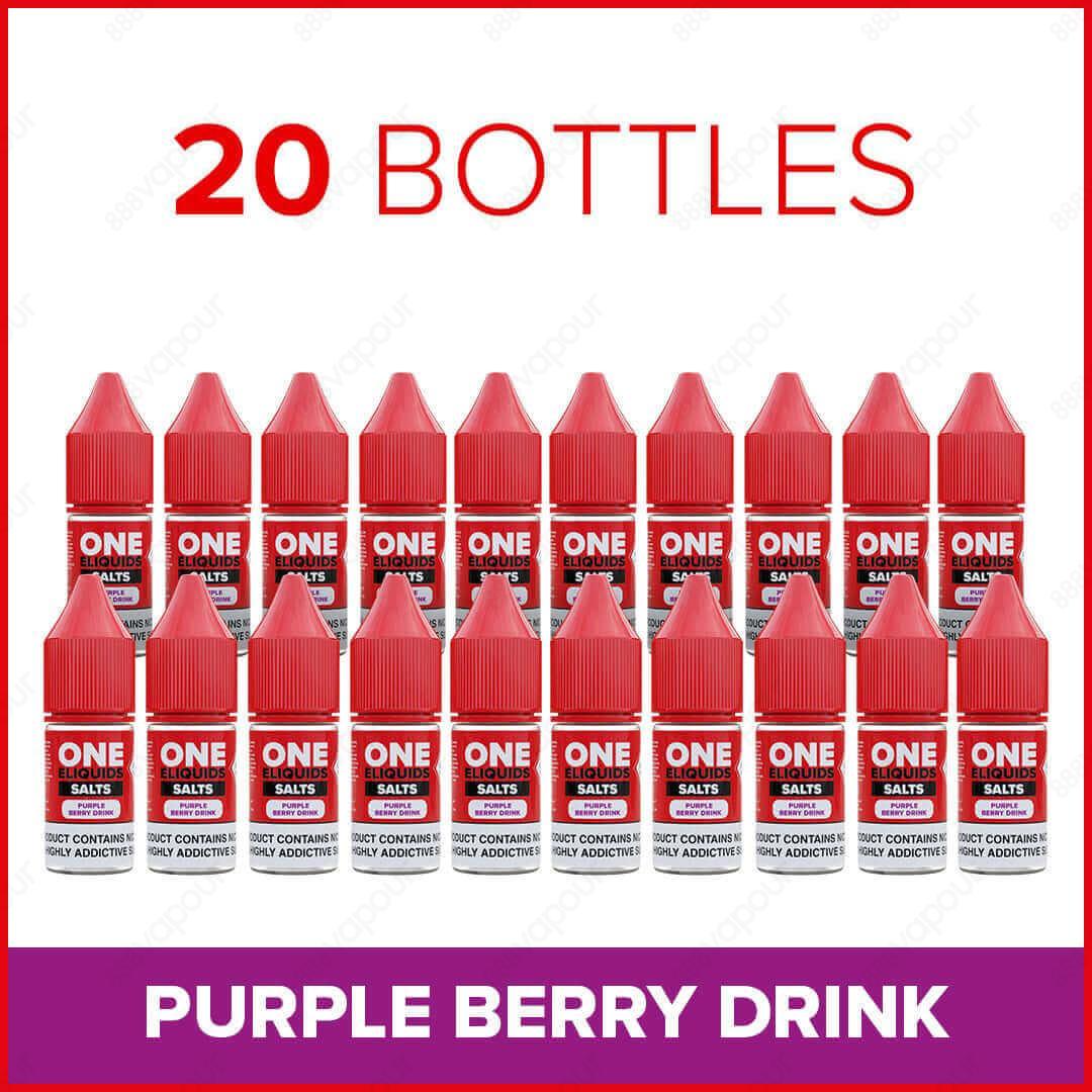 Group image of One ELiquids Purple Berry Drink 10ml Nicotine Salt E-Liquid
