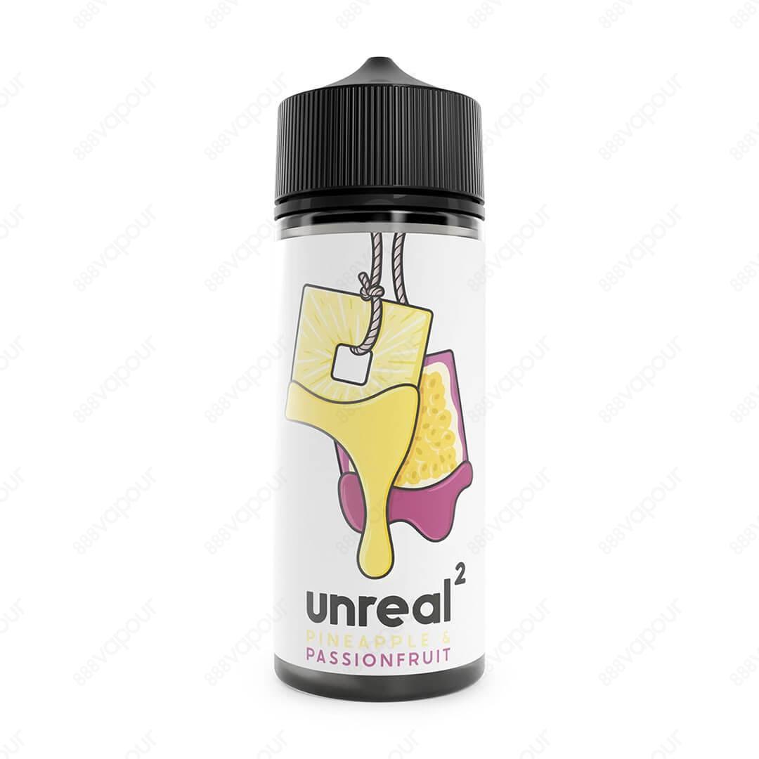 Unreal Raspberry Unreal2 Pineapple & Passionfruit 120ml Shortfill E-Liquid