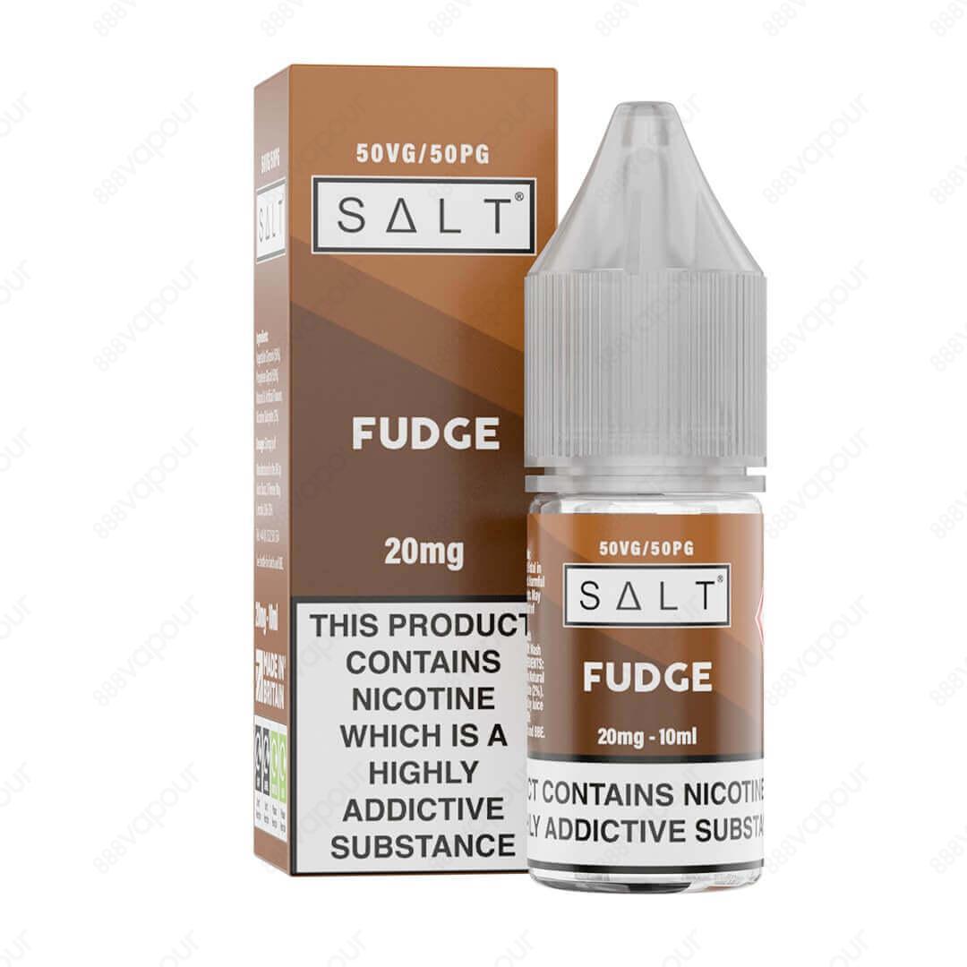 SALT Fudge Salt E-Liquid - Nicotine Salts - 888 Vapour | £3.49 | 888 Vapour | SALT Fudge nicotine salt e-liquid by Juice Sauz is a traditional fudge flavour. Salt nicotine is made from the same nicotine found within the tobacco plant leaf but requires a d